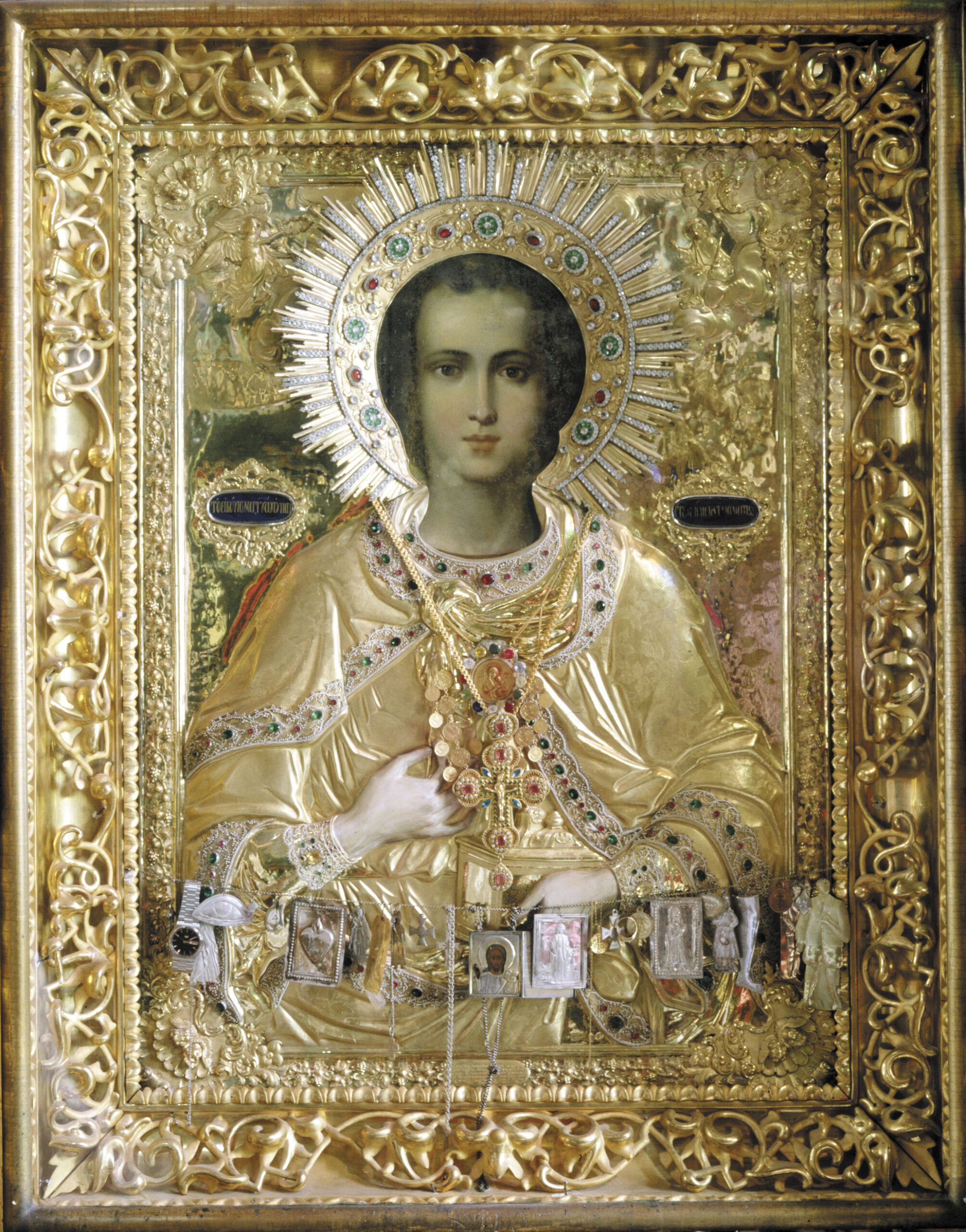 Чудотворная икона святого Пантелеимона. Пантелеимонов монастырь